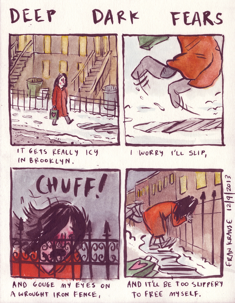 Illustration for article titled Everyone has bizarre secret fears. Here they are in comic form.